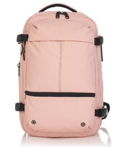 Sac à Dos Voyage CELIMS avec Pompe à Air Rechargeable | 48L Extensible 60L | ImperméableRose Sac à Dos Voyage CELIMS P