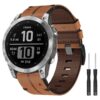 bracelet Garmin Fenix 7 Cuir Quick Fit 47mm pour Sportif, bracelet GARMIN Fenix 6 Bande Cuir Quick Fit 22mm pour Néophyt