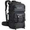 Ponhog Sac de Voyage Convertible de 50L pour Homme - Sac Duffle Imperméable avec Compartiment pour Chaussures, Sac à Dos