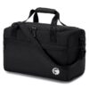 BAGROUPS Sac Cabine Ryanair Imperméable pour Avion Bagages Cabine 20L Pliable et Pliable pour Femme et Homme Noir