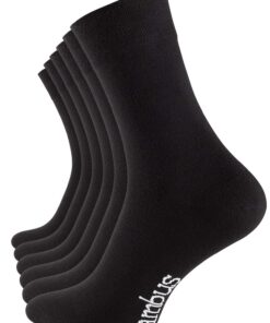 Vincent Creation - Lot de 9 paires de chaussettes BAMBUS | Pointe remaillée main | Sans élastique | Hommes et femmes | S