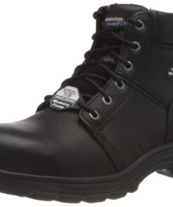 Skechers Homme Workshire Bottes & Bottines Classiques Enfants pour Bureau et Été - Comfortable et Chic - Taille Disponib