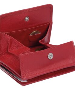 LEAS Modèle Vienne Portemonnaie RFID pour Homme en Cuir de Vachette, Fabrication façon « viennoise », Compartiment pour