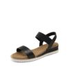 Sandales Plates DREAM PAIRS Jesus Slides Confortables pour Femmes Gris Noir Grße 39 (EUR)