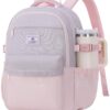 LOVEVOOK Sac à dos d'écolier populaire pour femme et fille - Pratique et Reconfortant pour l'école et le Travail - 20L
