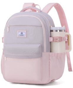 LOVEVOOK Sac à dos d'écolier populaire pour femme et fille - Pratique et Reconfortant pour l'école et le Travail - 20L