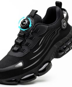 GUDECIUS Chaussures de Sécurité Antidérapantes Hommes 38-46 EU Mode Confortable Chaussures de Travail