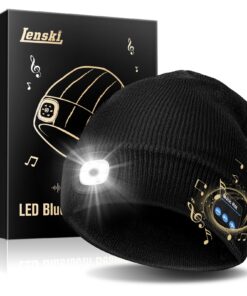 Lenski Cadeau Homme Original LED Bonnet Bluetooth Idee Cadeau Homme Original
