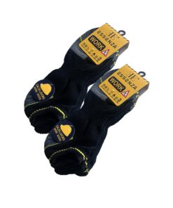EE ESSENZA Lot de 6 paires de chaussettes professionnelles résistantes et confortables pour travail Code ES3851