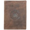 Portefeuille Frédéric Johns Homme Grand Cuir Véritable - Porte-Carte Élégant pour Homme - Mode World