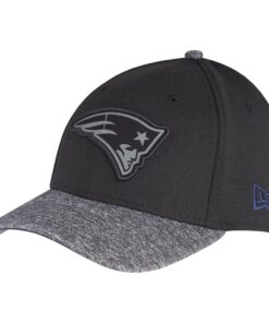 Chapeau New Era New England Patriots 39thirty Gris - Cap de Collection Équipe de Football Américain Haut de Gamme pour F