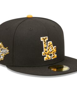 New Era Casquette 59Fifty pour les Fans des Dodgers - Casquette de Baseball Classique avec Élastique Réglable et Fermetu