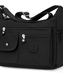 Sac Bandoulière Femme Impermeable Grand Multipoches Loisir Travail Voyage Shopping