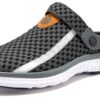 Sisttke Sabots Mules Respirant Chaussures de Jardin pour Femme et Homme Sandales de Plage Piscine Pantoufles D'Été Chaus