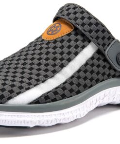Sisttke Sabots Mules Respirant Chaussures de Jardin pour Femme et Homme Sandales de Plage Piscine Pantoufles D'Été Chaus