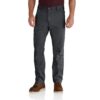Carhartt Homme Pantalon de Travail en Toile Rugged Flex Confortable avec Poche Double Avant pour Travailleur Industriel,