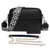 MUNSKT Sac Bandoulière pour Femme en Cuir PU avec Sangle Réglable, Compartiments pour Cartes et Multipoche - Sac de Voya