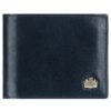 Portefeuille en Cuir de Vachette WITTCHEN Haute Qualité | Élégant et Classique | Bleu Marine | Collection Arizona | 9.5x