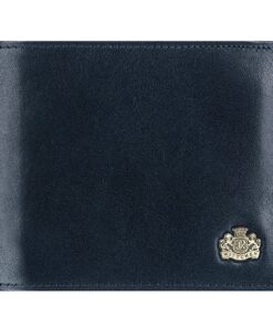 Portefeuille en Cuir de Vachette WITTCHEN Haute Qualité | Élégant et Classique | Bleu Marine | Collection Arizona | 9.5x