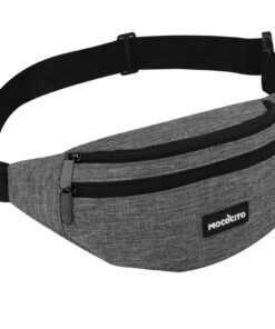 MOCOCITO Sac Banane de Randonnée Homme & Femme, Tissu Imperméable, Idéal pour Sport et Voyage