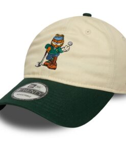 Cap New Era 9Twenty Strapback Nickelodeon Garfield Beige Adult Homme Femmen Hommes Enfants Vacances Voyages Mode Accesso