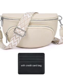 Sac Aucuu en Cuir Véritable Femme Élégant avec Fermeture Éclair et Bandoulière Largepour Week-End