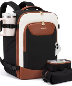 LOVEVOOK Bagage à main Oeko-Tex compatible pour femme | Sac à dos de voyage avion | Enfant et adulte | Polyvalent | Tail
