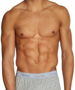 Calvin Klein Bas de Sommeil Homme Blanc 100% Coton Taille S-M