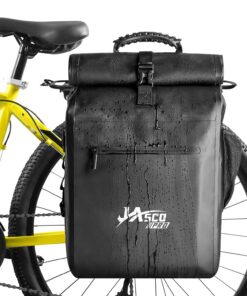 JASCOPRO Sac Arrière Étanche 3 en 1 Vélo Moto VTT 25-32L Porte-Bagages