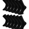 Chaussettes QINCAO 6/10 Paires Douces et Respirantes pour Sport OEKO-TEX, Homme et Femme