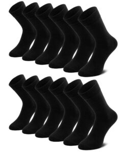 Chaussettes QINCAO 6/10 Paires Douces et Respirantes pour Sport OEKO-TEX, Homme et Femme