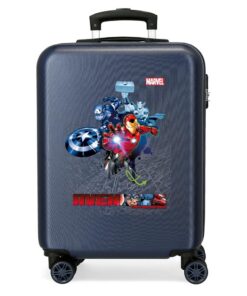 Marvel Avengers Armour Up valise trolley cabine bleu 38x55x20 cms rigide ABS serrure à combinaison 2,6Kgs 4 roues double