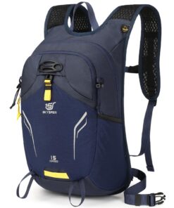 SKYSPER Sac à dos de randonnée léger pour randonneurs et cyclistes avec porte-casque 15L | Meilleur petit sac à dos de j