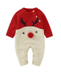 Hifot Body Bébé Noël Garçon Fille | Pyjama Noël Jumpsuit | Cadeau de Noël pour Enfants