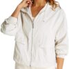 Calvin Klein Veste Coupe-Vent Femme Hiver Chic et Durable | Protection Totale contre le Vent | Taille Élégante et Foncti