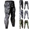 WOXIHUAN Camouflage Legging Homme Sport | Fonctionnel et Compresion pour Homme | Vêtements de Running Thermo legging Hom