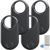 Localisateur d'Objets Smart Air Ttacker Tags Lot de 4 Compatible Wallet Portefeuille Clés Bluetooth Find My