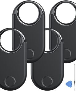 Localisateur d'Objets Smart Air Ttacker Tags Lot de 4 Compatible Wallet Portefeuille Clés Bluetooth Find My