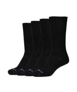 Chaussettes Camano Crew Diabétiques Unisexes en Ligne 4P Mixte - Amélioration Circulation, Absorption Humidité, Washing