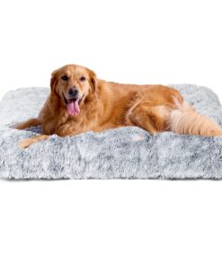 Panier Chien Grande Taille XXL Éléphant EHEYCIGA, Coussin Chiens Anti Stress Lavable et Antidérapant, Moelleux Lit pour