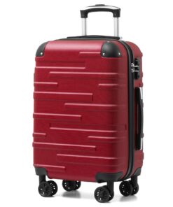 Valise COOLIFE Grande Taille Rigide pour Voyageavec 4 Roulettes Pivotantes 360° (56cm) Global Recycled Standard Valise