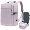 Yankony Sac à Dos Voyage Cabine pour femmes Ryanair Imperméable 24L avec Poche Antivol 14 Pouces Ordinateur Portable