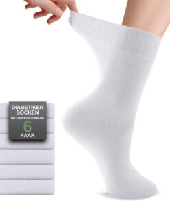 Chaussettes en Bambou SockWaddles pour Femmes et Hommes, Parfaites pour Femmes Enceintes et Personnes Âgées, Usage Quoti