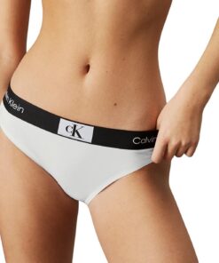 Calvin Klein Bikini Élastique Femme Visible Logo QF7222E Modèle Moderne