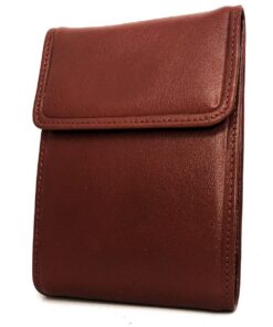 Charmoni - Etui Porte Chéquier Protection Anti RFID - Professionnels - Voyage, Ouvrir Porte Chéquier Flexible, 4 Emplace