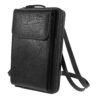 Portefeuille Damen Générique avec Fourre-Tout en Faux Cuir Black pour Sac à Main et Bandoulière