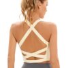 Soutien-gorge de sport sans armature Push Up Dmwhsy pour femme, confortable et respirant, coussinets amovibles, pour la