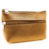Charmoni Portefeuille Homme en Cuir Synthétique Camel Multi Poches Zip