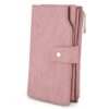 Été UTO Femme Portefeuille Blocage RFID en PU Cuir Grande Capacité Convient aux Portables 5.5''