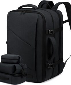 LOVEVOOK Sac à Dos Cabine Grand 30L Antivol Homme Femme Noirrze OEKO-TEX STANDARD 100